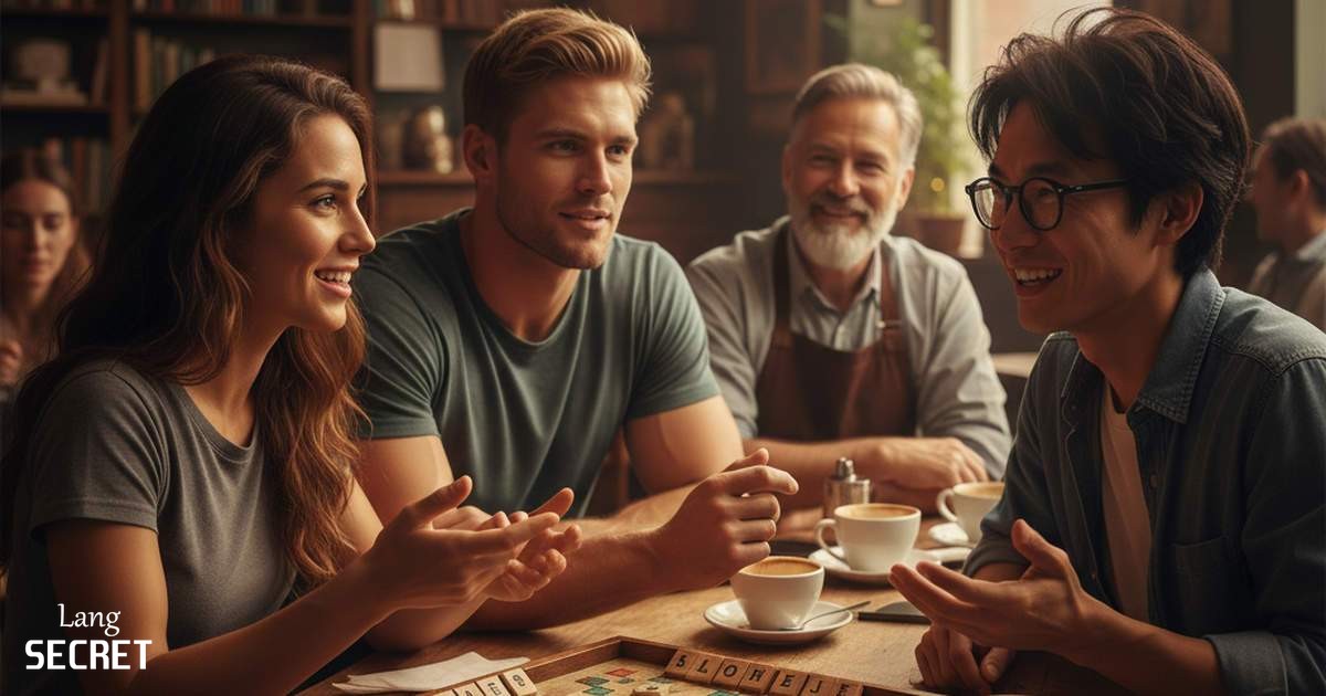 Друзья в кафе Oliver