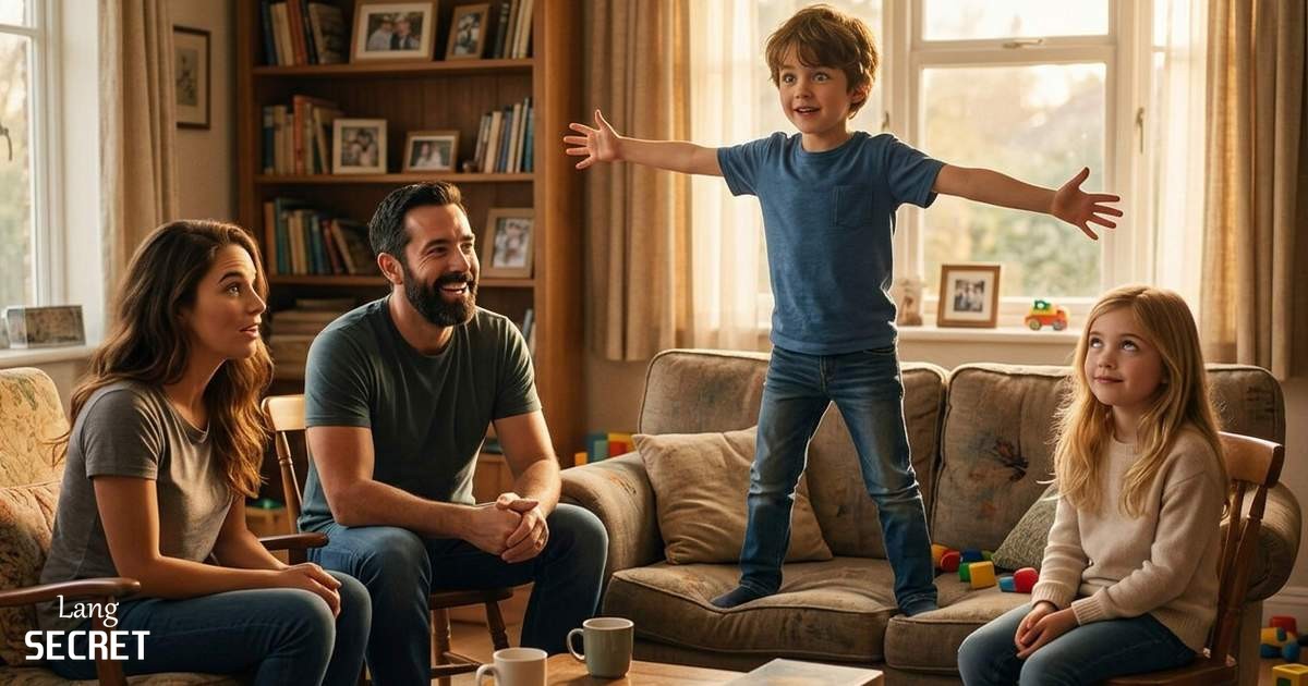Джек рассказывает родителям и Эмме свою новую идею