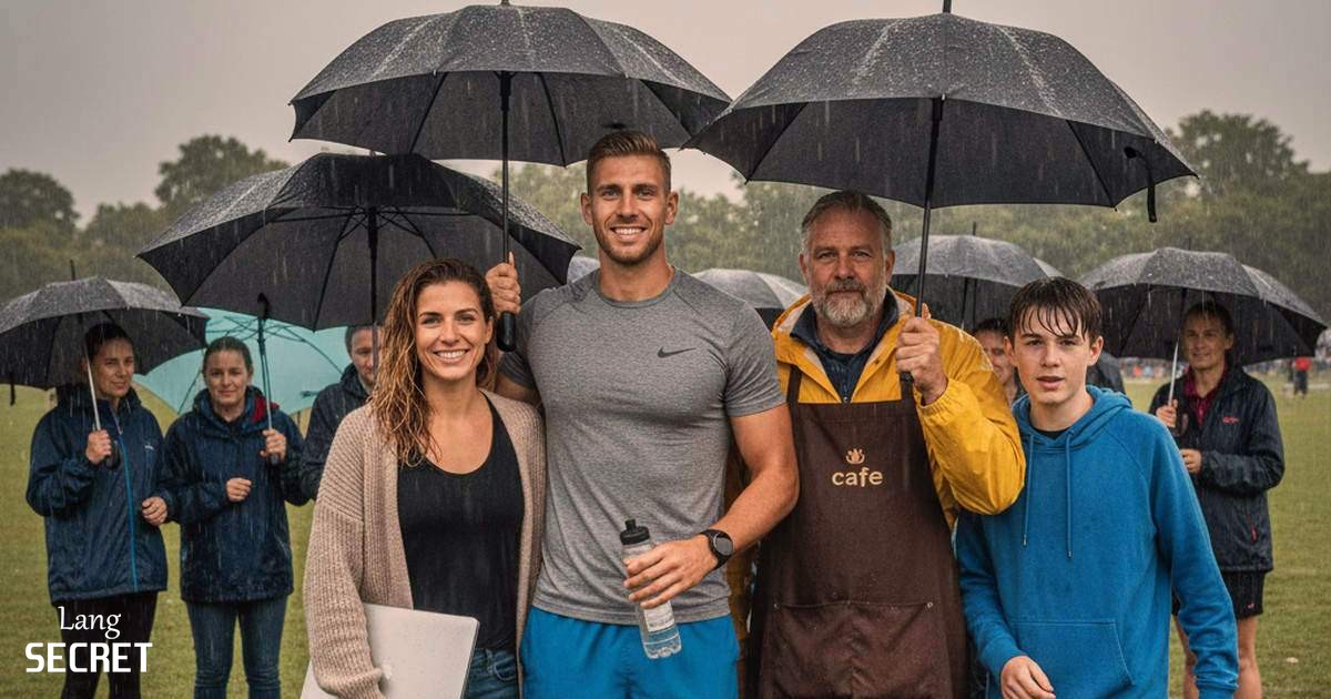 Бегуны в дождь собрались на благотворительный забег