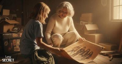 Эмма находит постер на чердаке