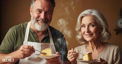 Oliver и Sophia пробуют бисквит, приготовленный по рецепту бабушки Margaret